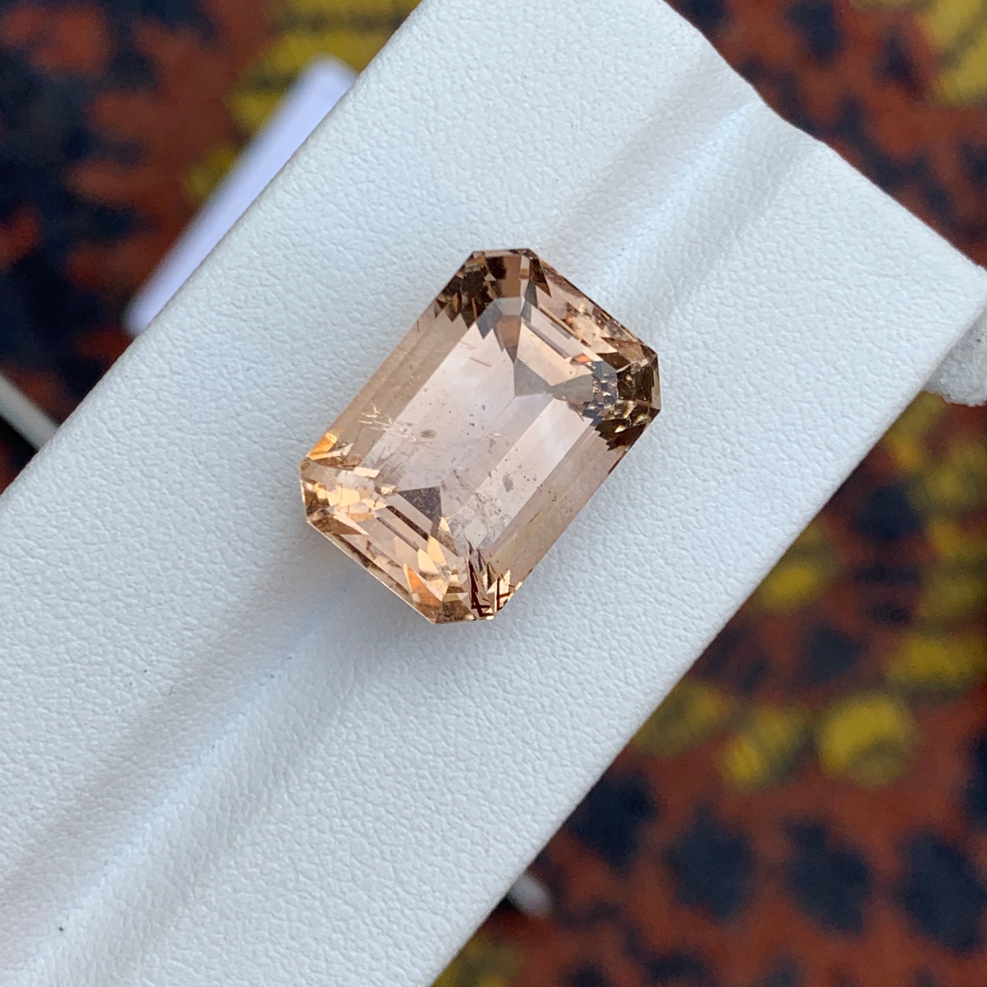 Imperial Topaz, 24.5 Carat, Golden Topaz, Orange Topaz, Faceted Gemstone, Loose Topaz, Katlang Mine, Pakistan Gemstone, Rare Topaz, Fine Jewelry Gem, Investment Gemstone, Large Gemstone