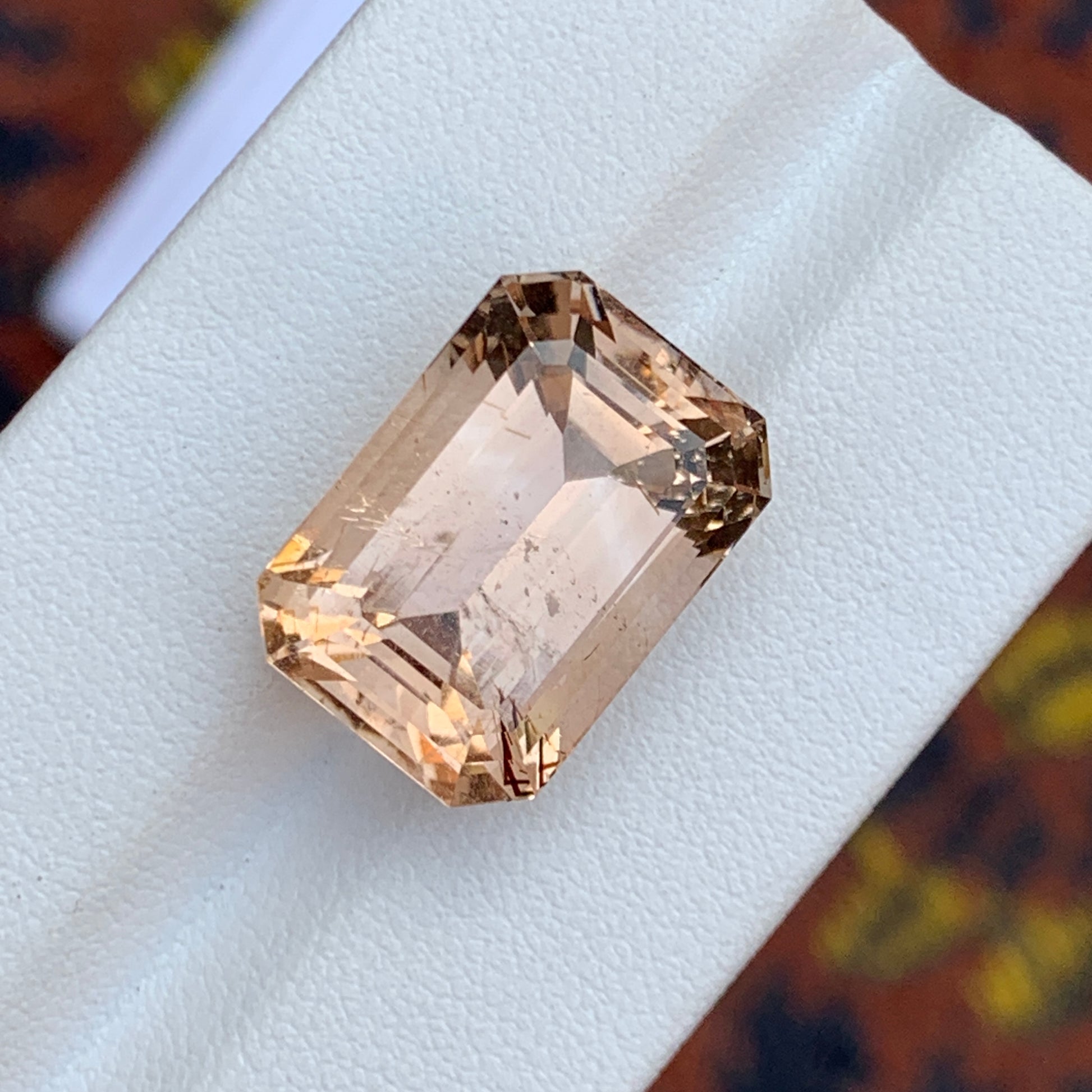 Imperial Topaz, 24.5 Carat, Golden Topaz, Orange Topaz, Faceted Gemstone, Loose Topaz, Katlang Mine, Pakistan Gemstone, Rare Topaz, Fine Jewelry Gem, Investment Gemstone, Large Gemstone