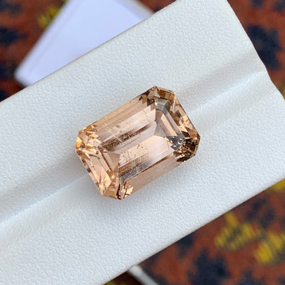 Imperial Topaz, 24.5 Carat, Golden Topaz, Orange Topaz, Faceted Gemstone, Loose Topaz, Katlang Mine, Pakistan Gemstone, Rare Topaz, Fine Jewelry Gem, Investment Gemstone, Large Gemstone