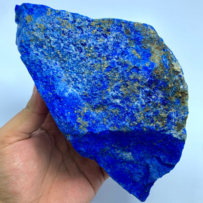 Lapis Lazuli Raw, Royal Blue Lapis, AAA Grade, 2345 Grams, 11725 Carats, Afghan Lapis, Natural Crystal, Golden Pyrite, Large Lapis, Mineral Specimen, Home Decor Crystal, Lapidary Rough, Carving Stone, Investment Stone, Deep Blue Lapis