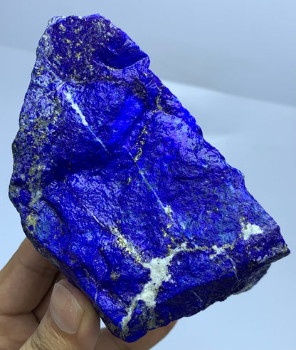 Lapis Lazuli, Lazurite, Afghanistan Minerals, 1050g , Rough Gemstone, Royal Blue Lapis, Pyrite Inclusions, Lapidary Rough, Cabinet Specimen
