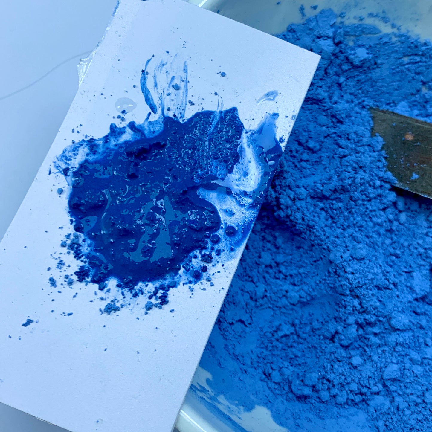 Lapis Lazuli Pigment, Ultramarine Powder, Royal Blue Pigment, 1500 Carats, Natural Pigment, Art Supplies, Resin Powder, Epoxy Resin Art, Fine Art Material, Painting Pigment, Lapis Powder, Artist Pigment