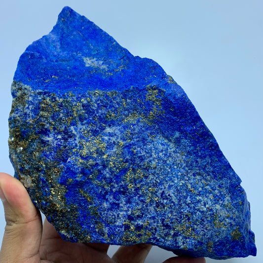 Lapis Lazuli Raw, Royal Blue Lapis, AAA Grade, 2345 Grams, 11725 Carats, Afghan Lapis, Natural Crystal, Golden Pyrite, Large Lapis, Mineral Specimen, Home Decor Crystal, Lapidary Rough, Carving Stone, Investment Stone, Deep Blue Lapis