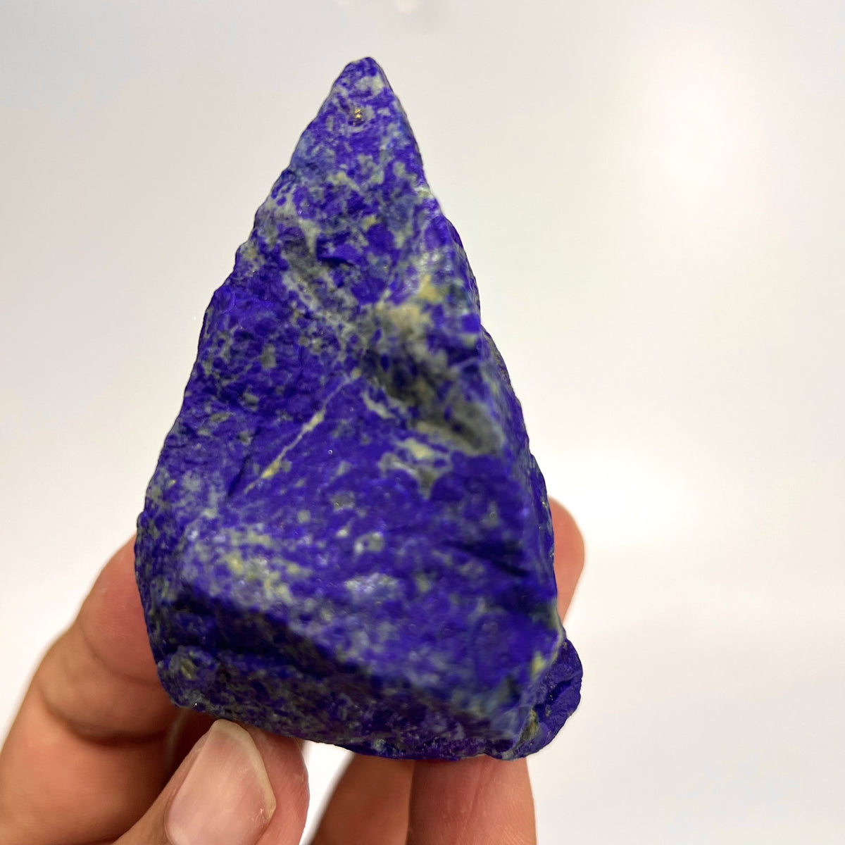 Lapis Lazuli specimen with Golden Pyrite
Raw Lapis Lazuli with Pyrite and Calcite
Badakhshan Afghanistan Lapis Lazuli specimen