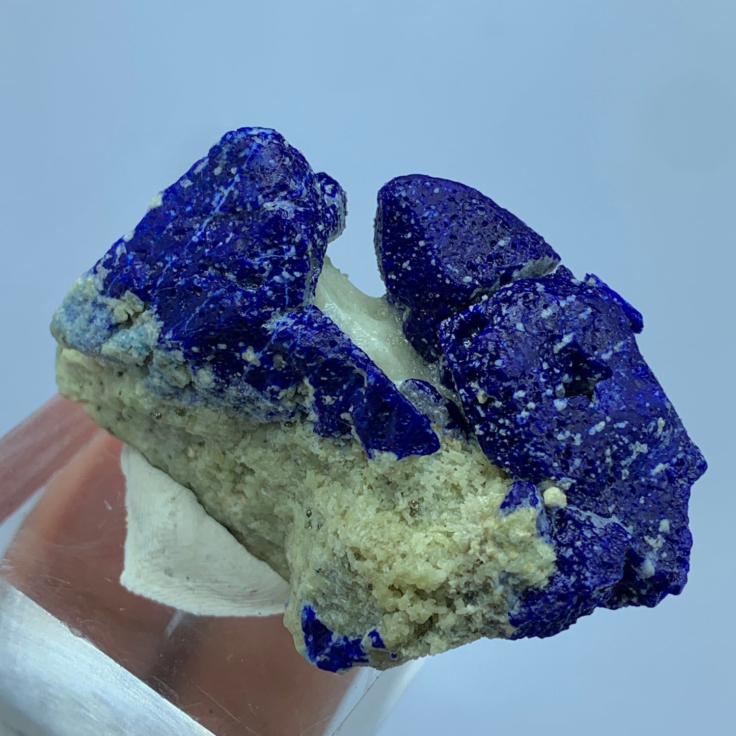 Lazurite Crystal, Pyrite Lazurite, 270 Carat, Fluorescent Mineral, UV Reactive Crystal, Blue Crystal, Afghan Lazurite, Lapis Lazuli Specimen, Rare Collector Mineral, Golden Pyrite, Natural Crystal