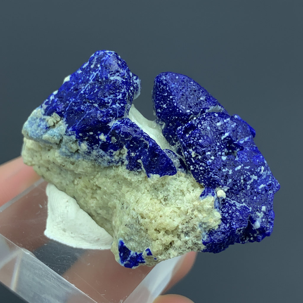 Lazurite Crystal, Pyrite Lazurite, 270 Carat, Fluorescent Mineral, UV Reactive Crystal, Blue Crystal, Afghan Lazurite, Lapis Lazuli Specimen, Rare Collector Mineral, Golden Pyrite, Natural Crystal