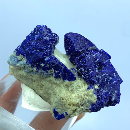 Lazurite Crystal, Pyrite Lazurite, 270 Carat, Fluorescent Mineral, UV Reactive Crystal, Blue Crystal, Afghan Lazurite, Lapis Lazuli Specimen, Rare Collector Mineral, Golden Pyrite, Natural Crystal