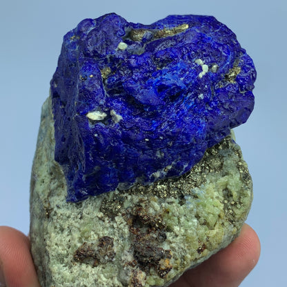 Lazurite Crystal, Pyrite Lazurite, 2343 Carats, Fluorescent Mineral, UV Reactive Crystal, Blue Crystal, Afghan Lazurite, Lapis Lazuli Specimen, Rare Collector Mineral, Golden Pyrite, Natural Crystal, Museum Quality