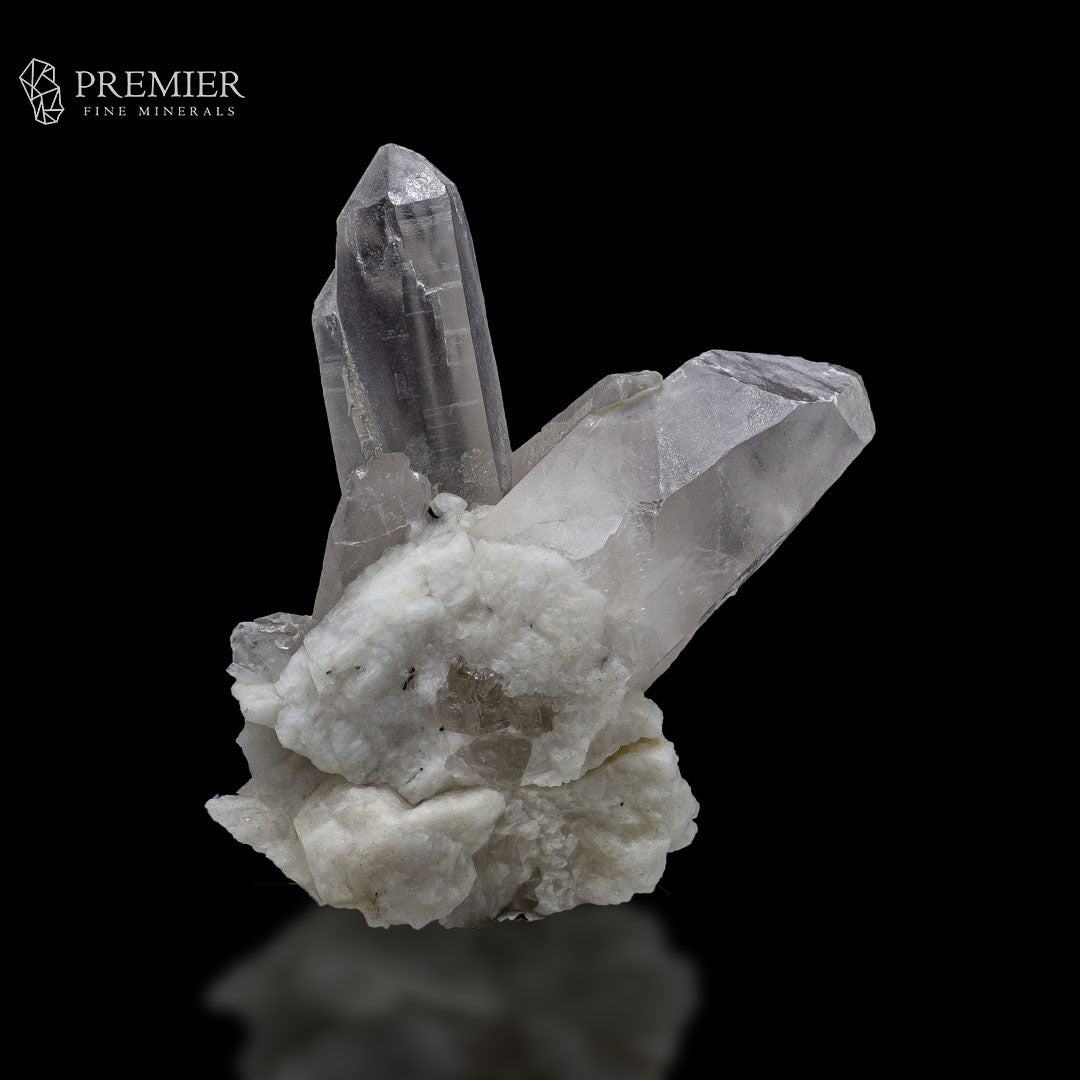 Pakistan Quartz on matrix
Lemurian Quartz crystal points
Natural Quartz matrix cluster
Himalayan Quartz specimen
Lemurian Quartz striations