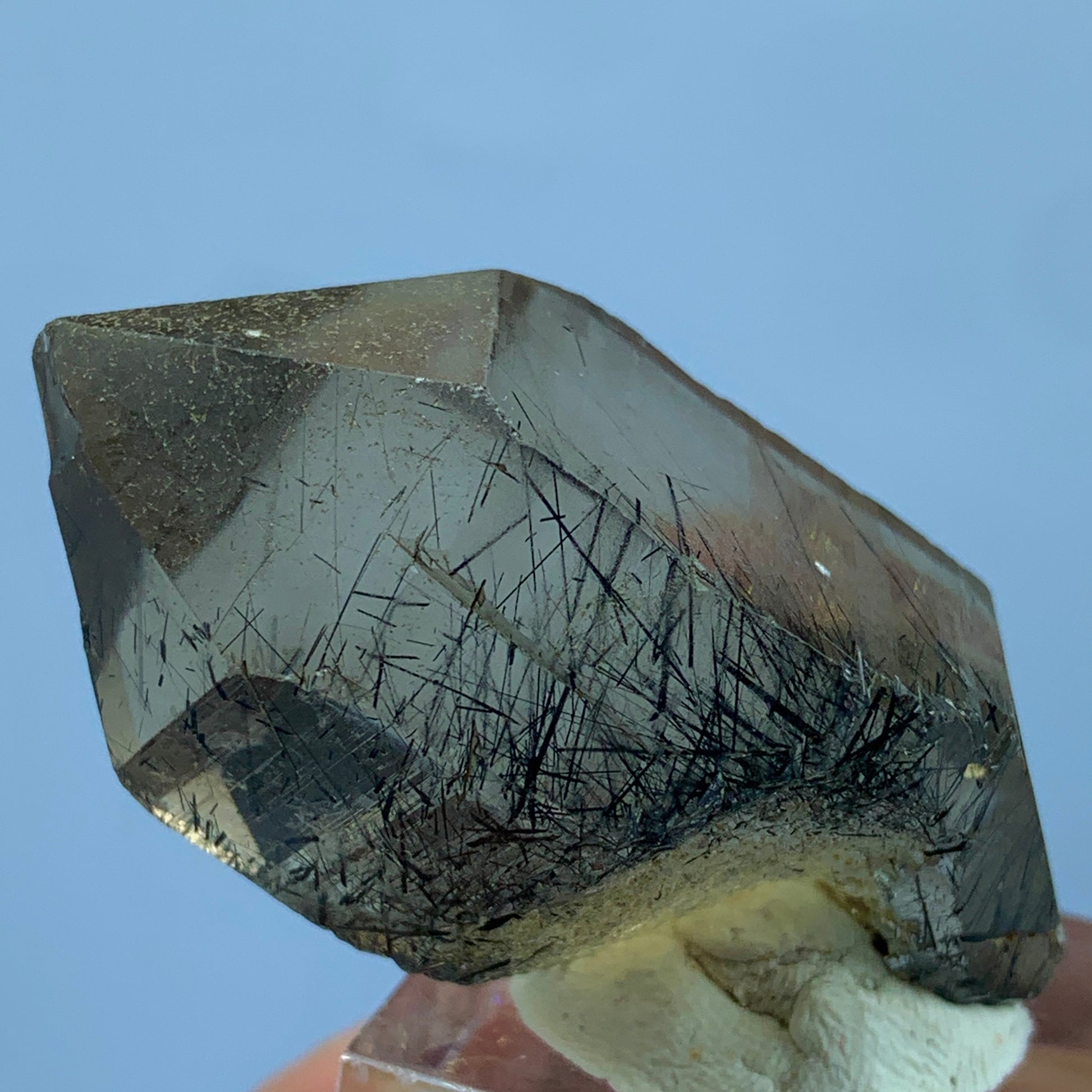 Rutile Quartz Choker, Rutilated Quartz Necklace, Smoky Quartz Jewelry, Copper Rutile, 195 Carat Pendant, Statement Necklace, Healing Crystal Jewelry, Raw Crystal Jewelry, Gemstone Choker, Natural Rutile, Smoky Brown Quartz