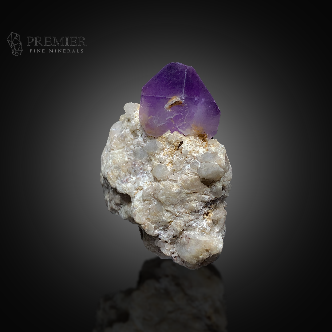 Amethyst, Calcite, Quartz, Combination Specimen, 56 Grams, 280 Carats, Purple Crystal, On Matrix, Masterpiece, Collector Specimen, High Contrast, Afghanistan Mineral, Healing Crystal