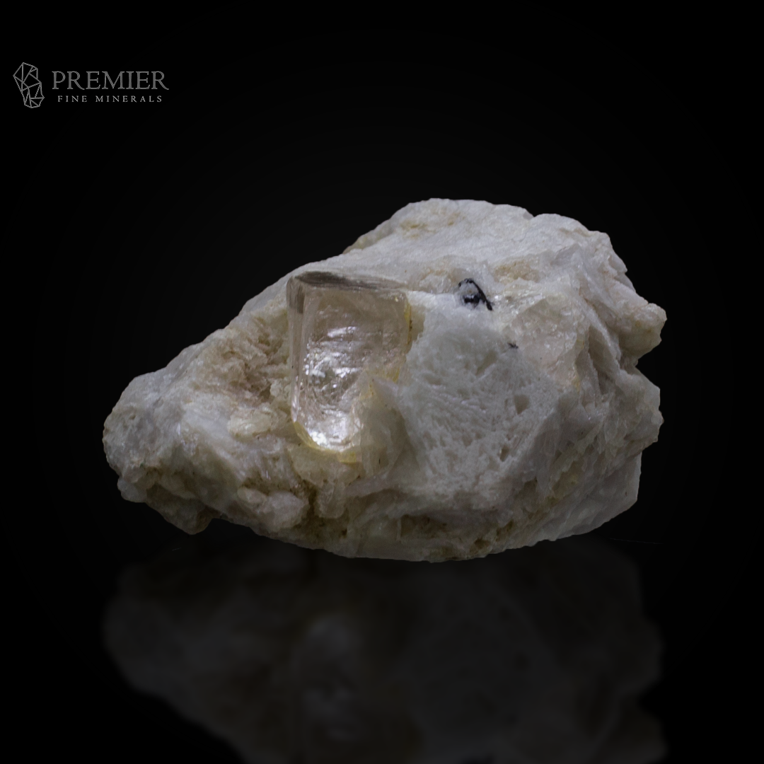 Topaz, Imperial Topaz, Feldspar, Combination Specimen, 42.7 Grams, 213.5 Carats, Pakistan Mineral, Skardu, Raw Crystal, Collector Grade, On Matrix, Gem Quality