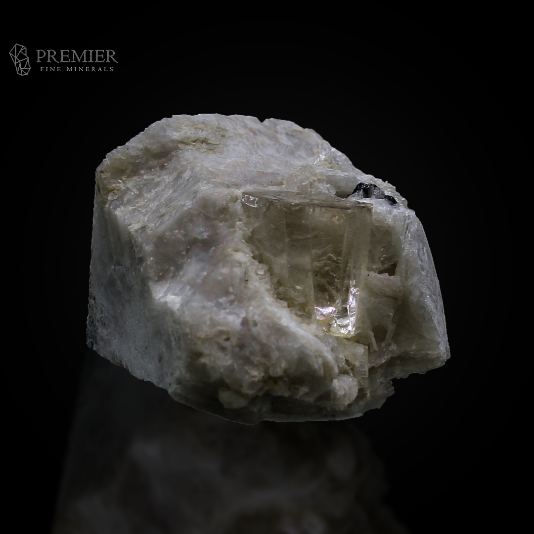 Topaz, Imperial Topaz, Feldspar, Combination Specimen, 42.7 Grams, 213.5 Carats, Pakistan Mineral, Skardu, Raw Crystal, Collector Grade, On Matrix, Gem Quality