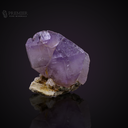Amethyst, Quartz, Crystal Cluster, 27.3 Grams, 136.5 Carats, Afghanistan Mineral, Purple Crystal, On Matrix, Crown Chakra, Collector Specimen, Miniature Specimen, Healing Crystal, Natural Form