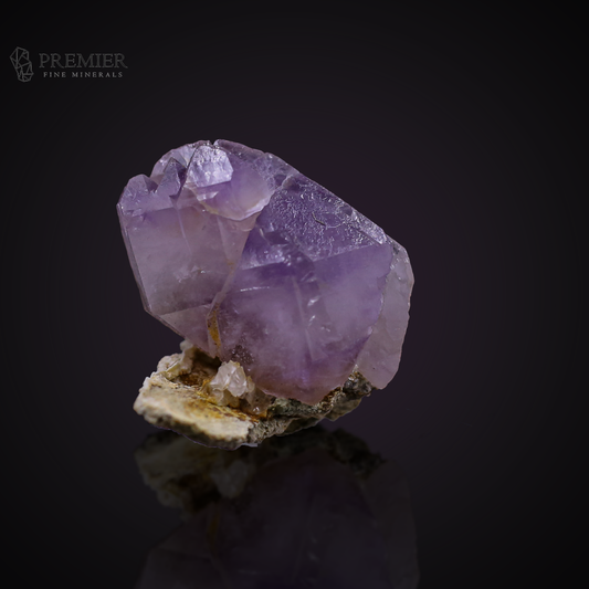 Amethyst, Quartz, Crystal Cluster, 27.3 Grams, 136.5 Carats, Afghanistan Mineral, Purple Crystal, On Matrix, Crown Chakra, Collector Specimen, Miniature Specimen, Healing Crystal, Natural Form