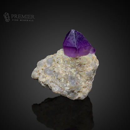 Amethyst, Quartz, Crystal Cluster, 176 Carats, 35.2 Grams, Afghanistan Mineral, Purple Crystal, On Matrix, Crown Chakra, Collector Specimen, Miniature Specimen, Healing Crystal, Natural Form