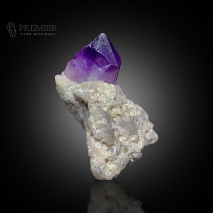 Amethyst, Quartz, Crystal Cluster, 176 Carats, 35.2 Grams, Afghanistan Mineral, Purple Crystal, On Matrix, Crown Chakra, Collector Specimen, Miniature Specimen, Healing Crystal, Natural Form