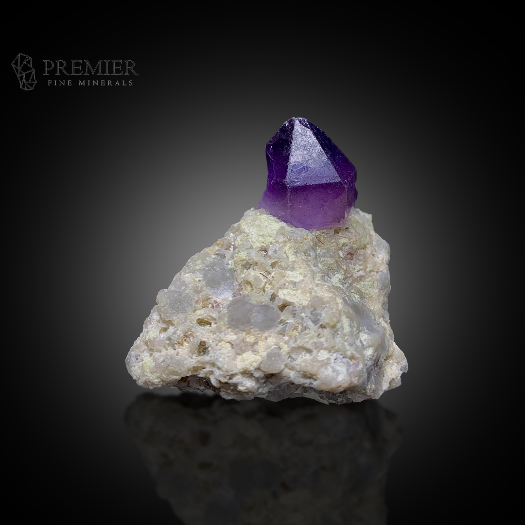 Amethyst, Quartz, Crystal Cluster, 176 Carats, 35.2 Grams, Afghanistan Mineral, Purple Crystal, On Matrix, Crown Chakra, Collector Specimen, Miniature Specimen, Healing Crystal, Natural Form