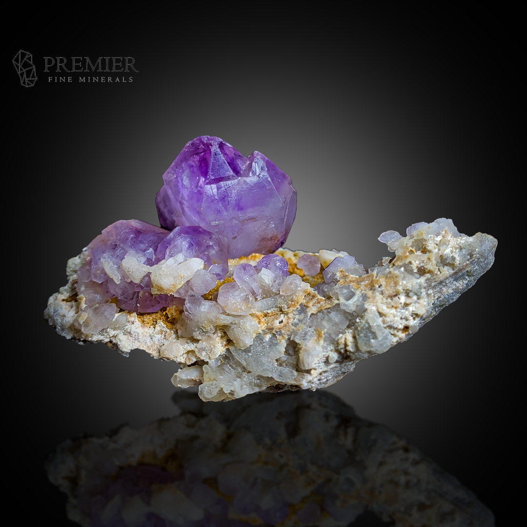 Amethyst, Calcite, Quartz, Geode, Cluster, 571 Carats, 114.2 Grams, Purple Crystal, Raw Mineral, Giant Specimen, On Matrix, Combination Specimen, Healing Crystal