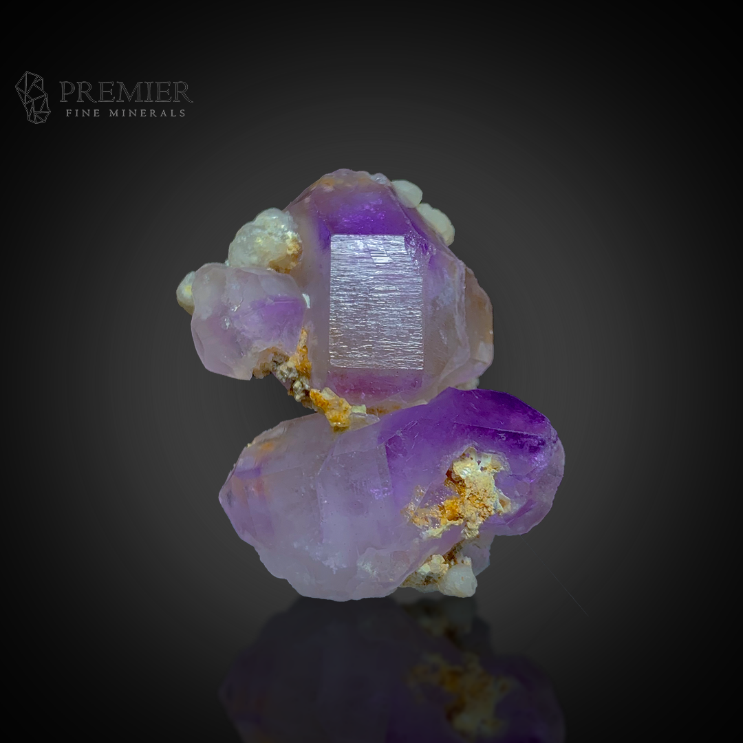 Amethyst, Quartz, Calcite, Combination Specimen, 262 Carats, 52.4 Grams, Purple Crystal, On Matrix, Masterpiece, Collector Specimen, High Contrast, Afghanistan Mineral, Healing Crystal