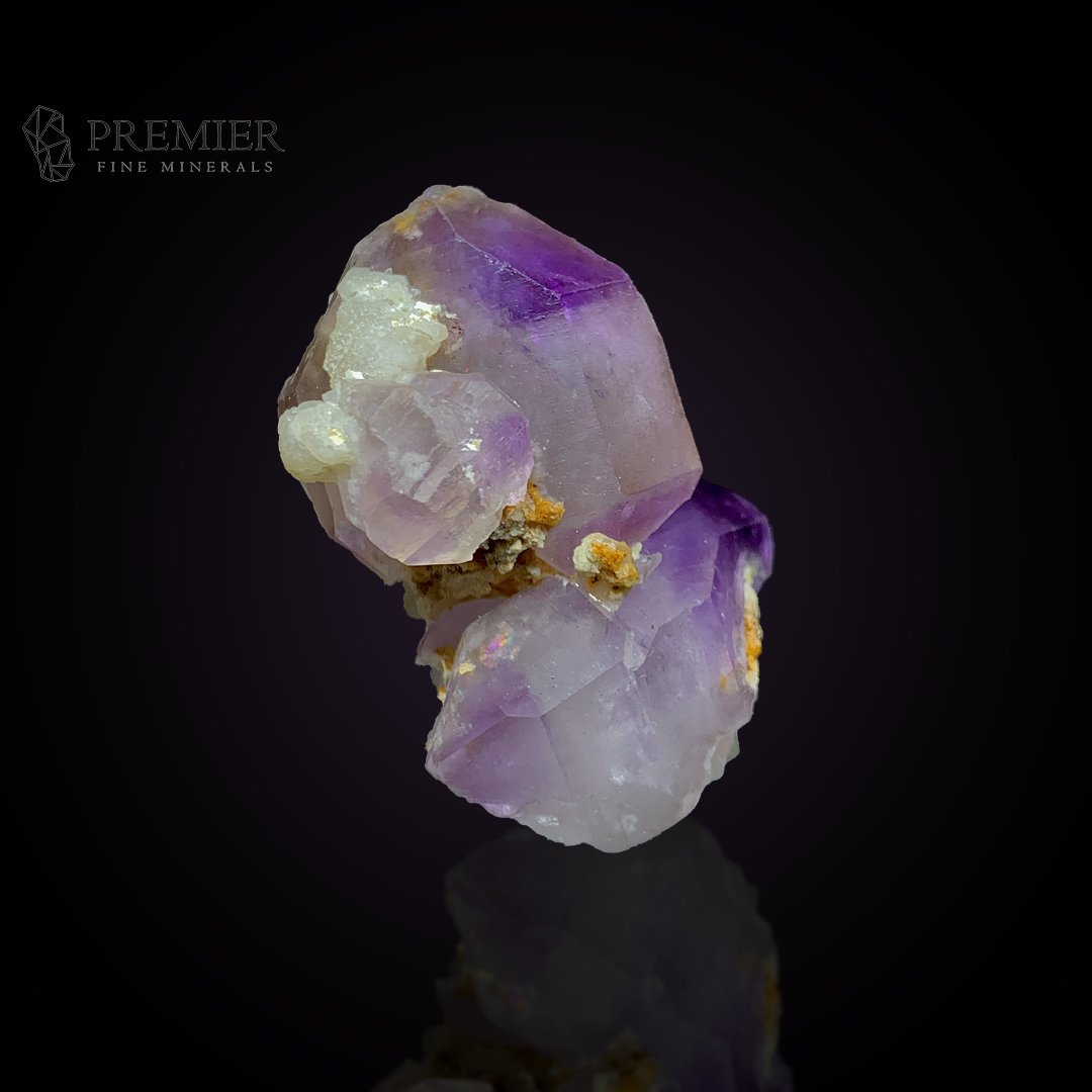 Amethyst, Quartz, Calcite, Combination Specimen, 262 Carats, 52.4 Grams, Purple Crystal, On Matrix, Masterpiece, Collector Specimen, High Contrast, Afghanistan Mineral, Healing Crystal