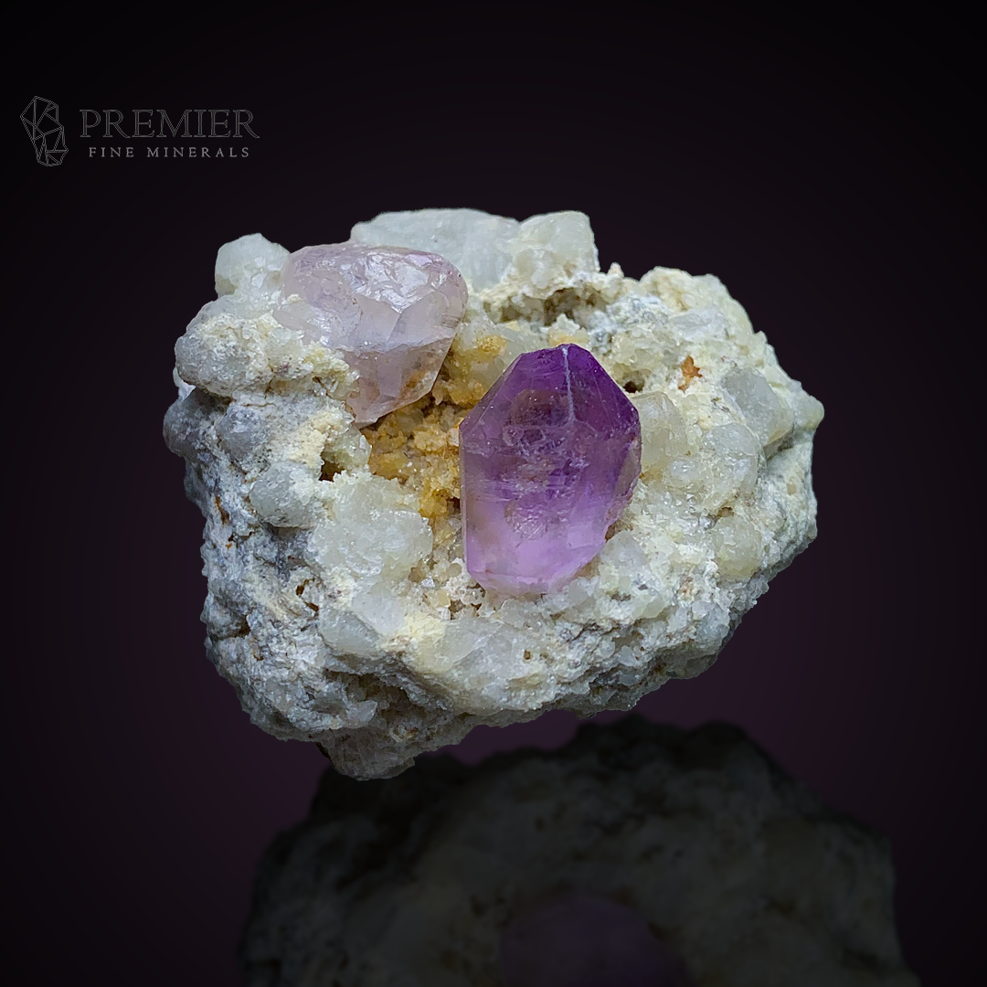 Amethyst, Quartz, Crystal Cluster, 43 Grams, 215 Carats, Afghanistan Mineral, Purple Crystal, On Matrix, Crown Chakra, Collector Specimen, Aesthetic Matrix, Healing Crystal, Natural Form