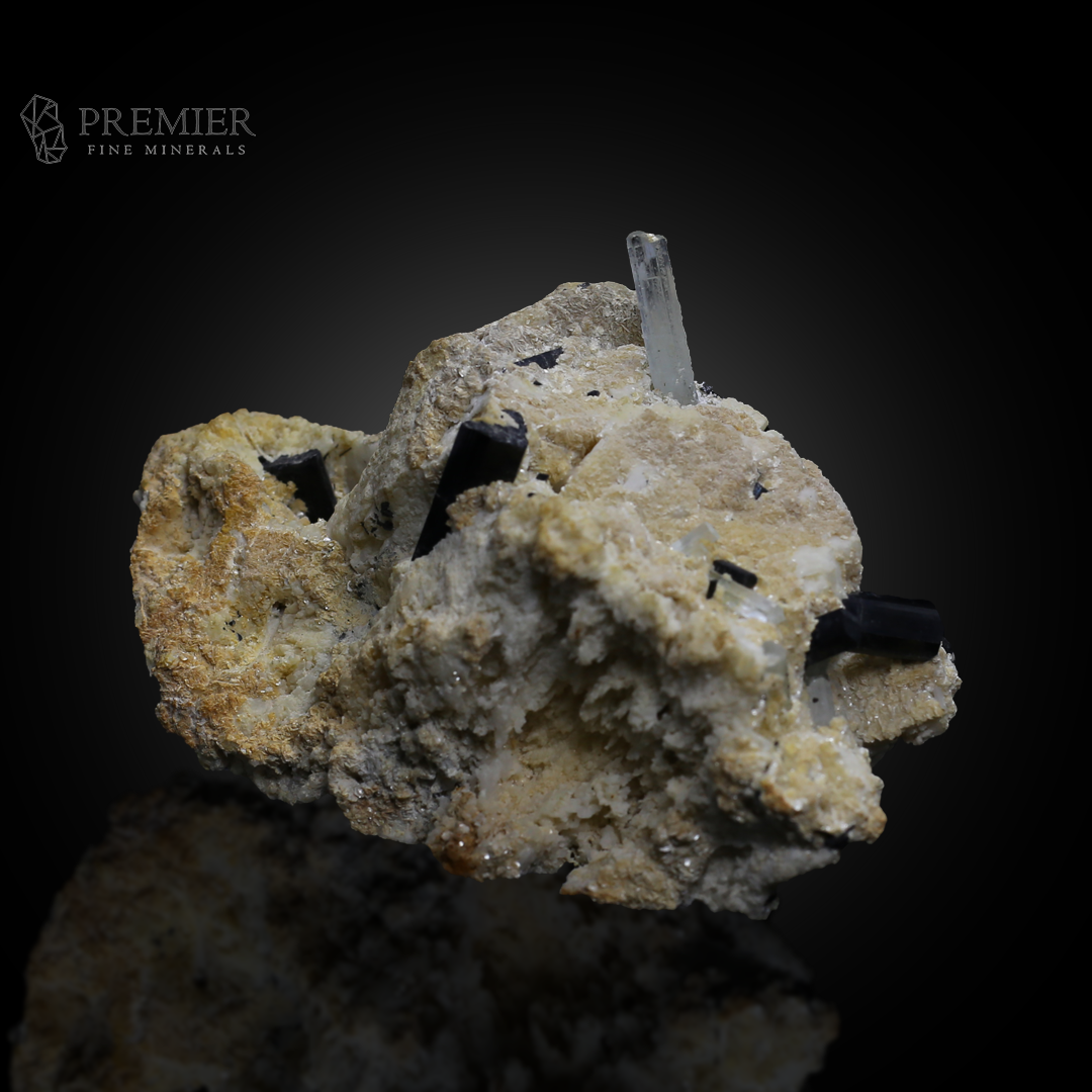 Aquamarine, Schorl, Tourmaline, Feldspar, Beryl, Combination Specimen, 235 Grams, 1175 Carats, Pakistan Mineral, Himalayan, Raw Crystal, Collector Grade, Aesthetic Mineral