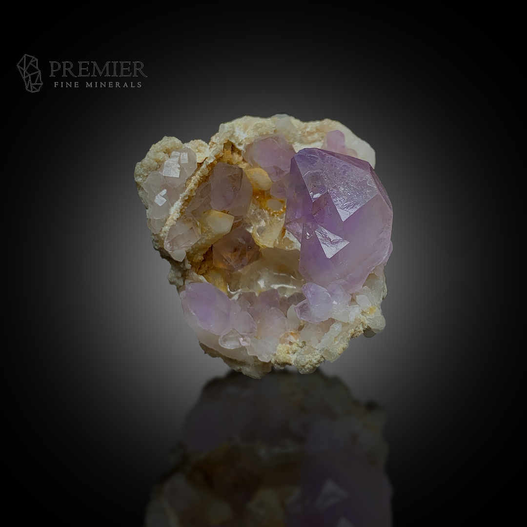 Amethyst, Quartz, Crystal Cluster, 24 Grams, 120 Carats, Afghanistan Mineral, Purple Crystal, On Matrix, Crown Chakra, Collector Specimen, Miniature Specimen, Healing Crystal, Natural Form