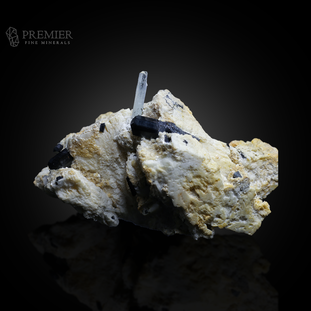 Aquamarine, Schorl, Tourmaline, Feldspar, Beryl, Combination Specimen, 235 Grams, 1175 Carats, Pakistan Mineral, Himalayan, Raw Crystal, Collector Grade, Aesthetic Mineral