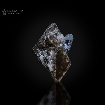 Aquamarine, Beryl, Muscovite, Mica, Combination Specimen, 19.20 Carats, 3.84 Grams, Pakistan Mineral, Skardu, Raw Crystal, Collector Grade, Thumbnail Specimen, Gem Quality