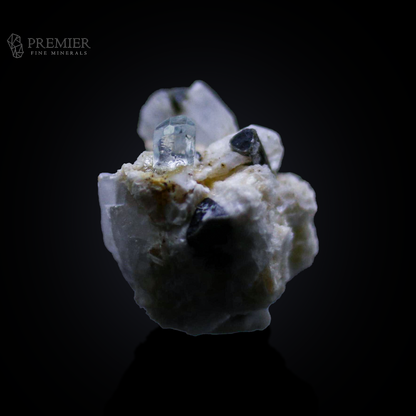 Aquamarine, Tourmaline, Green Cap Tourmaline, Quartz, Beryl, Combination Specimen, 36.3 Grams, 181.5 Carats, Pakistan Mineral, Skardu, Himalayan, Raw Crystal, Collector Grade