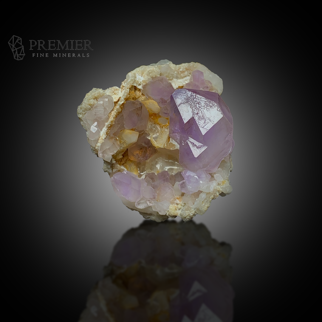 Amethyst, Quartz, Crystal Cluster, 24 Grams, 120 Carats, Afghanistan Mineral, Purple Crystal, On Matrix, Crown Chakra, Collector Specimen, Miniature Specimen, Healing Crystal, Natural Form