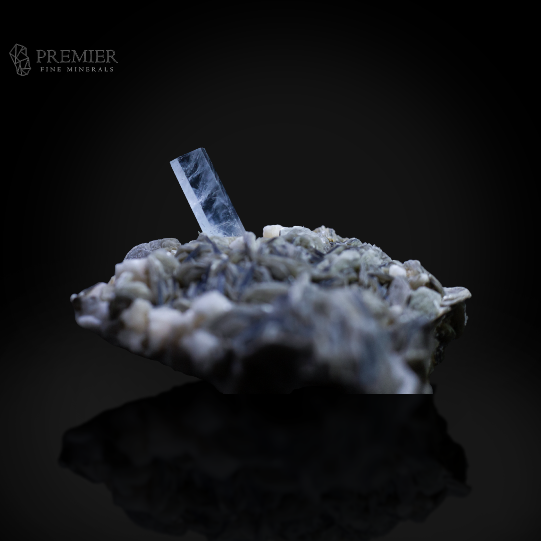 Aquamarine, Beryl, Feldspar, Muscovite, Mica, Combination Specimen, 345 Grams, 1725 Carats, Pakistan Mineral, Himalayan, Raw Crystal, Collector Grade, Aesthetic Mineral