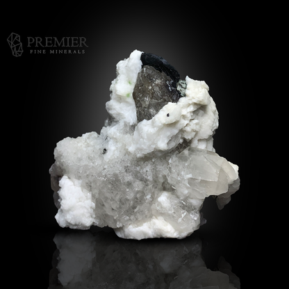 Tourmaline, Quartz, Albite, Combination Specimen, 544 Grams, 2720 Carats, Pakistan Mineral, Large Crystal, On Matrix, Rare Combination, Collector Grade, Raw Crystal, Himalayan