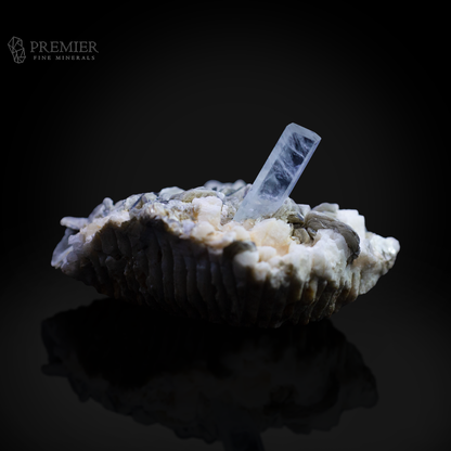 Aquamarine, Beryl, Feldspar, Muscovite, Mica, Combination Specimen, 345 Grams, 1725 Carats, Pakistan Mineral, Himalayan, Raw Crystal, Collector Grade, Aesthetic Mineral