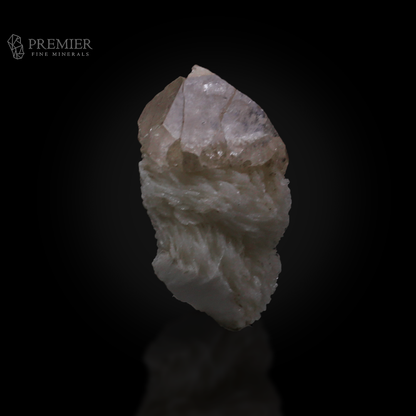 Etched Topaz Crystal on Albite from Skardu, Pakistan