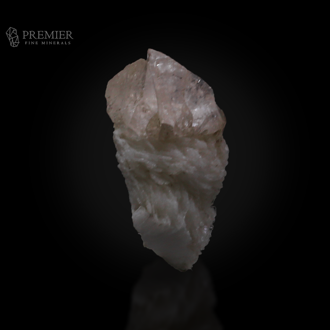 Etched Topaz Crystal on Albite from Skardu, Pakistan