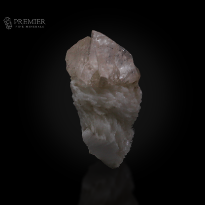 Etched Topaz Crystal on Albite from Skardu, Pakistan