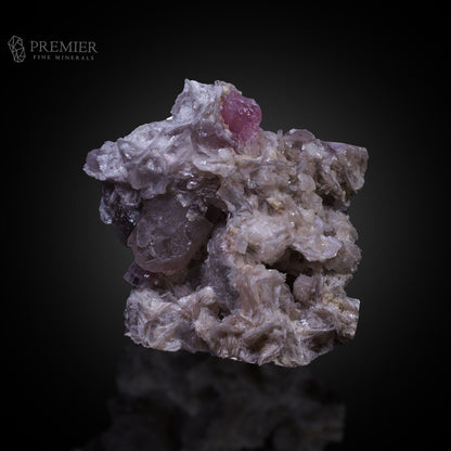 Pink Tourmaline, Tourmaline, Rubellite, Smoky Quartz, Quartz, Mica, Combination Specimen, 208 Grams, 1040 Carats, Afghanistan Mineral, Raw Crystal, Collector Grade, Aesthetic Mineral