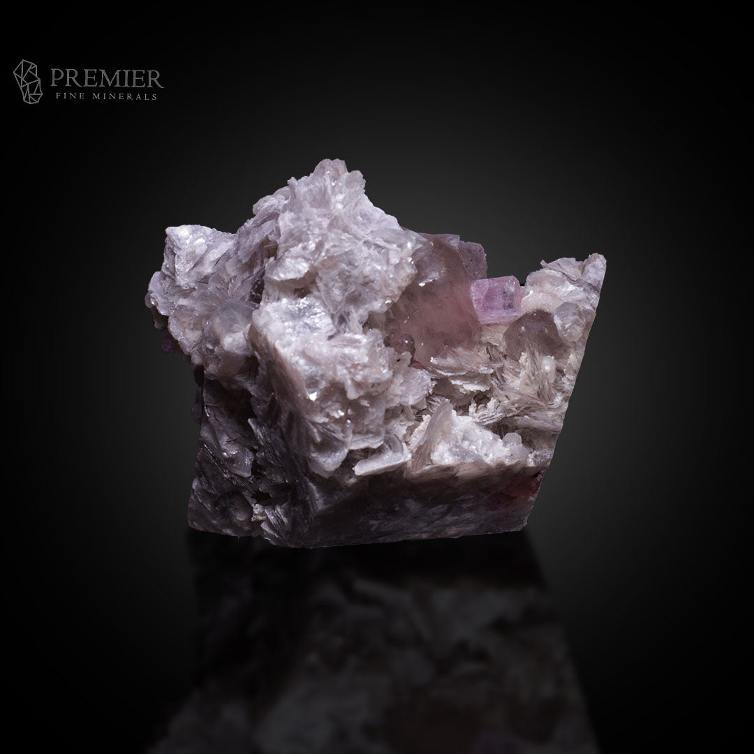 Pink Tourmaline, Tourmaline, Rubellite, Smoky Quartz, Quartz, Mica, Combination Specimen, 208 Grams, 1040 Carats, Afghanistan Mineral, Raw Crystal, Collector Grade, Aesthetic Mineral