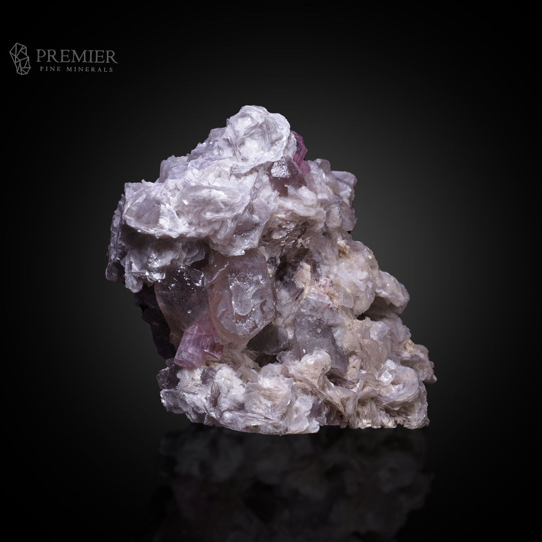 Pink Tourmaline, Tourmaline, Rubellite, Smoky Quartz, Quartz, Mica, Combination Specimen, 208 Grams, 1040 Carats, Afghanistan Mineral, Raw Crystal, Collector Grade, Aesthetic Mineral