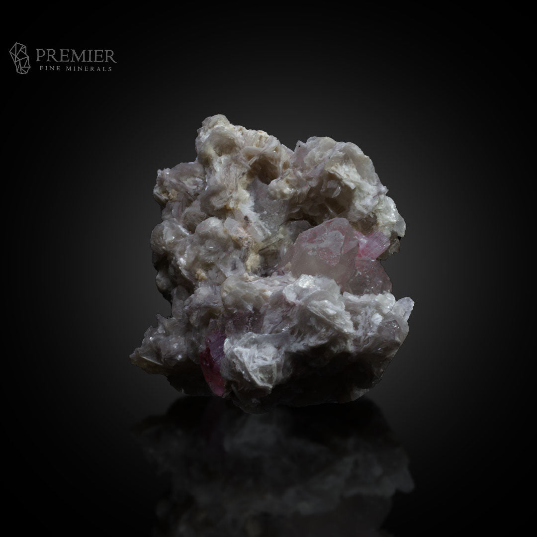 Pink Tourmaline, Tourmaline, Rubellite, Smoky Quartz, Quartz, Mica, Combination Specimen, 208 Grams, 1040 Carats, Afghanistan Mineral, Raw Crystal, Collector Grade, Aesthetic Mineral