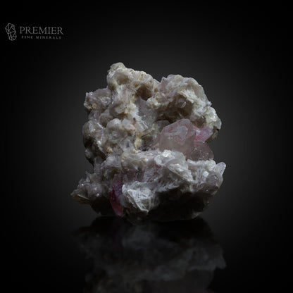 Pink Tourmaline, Tourmaline, Rubellite, Smoky Quartz, Quartz, Mica, Combination Specimen, 208 Grams, 1040 Carats, Afghanistan Mineral, Raw Crystal, Collector Grade, Aesthetic Mineral