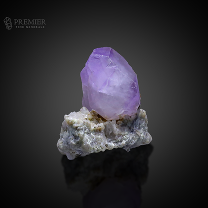 Etched Amethyst, Amethyst, Quartz, Siderite, Combination Specimen, 26 Grams, 130 Carats, Afghanistan Mineral, Purple Crystal, On Matrix, Rare Etching, Collector Miniature