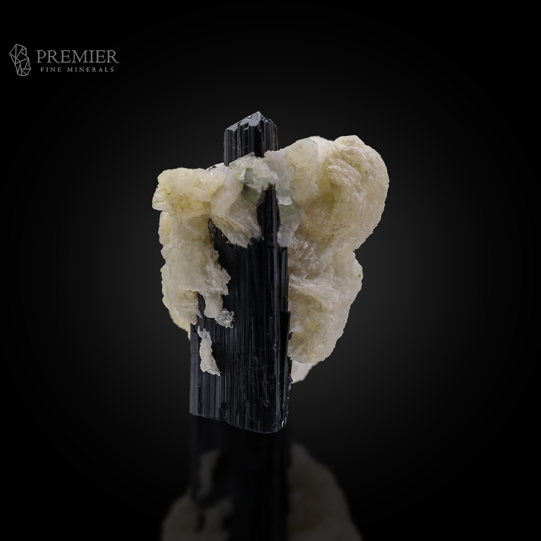 Schorl, Tourmaline, Albite, Fluorite, Green Fluorite, Combination Specimen, 44.7 Grams, 223.5 Carats, Pakistan Mineral, Skardu, Raw Crystal, Collector Grade, Miniature Specimen, Rare Association