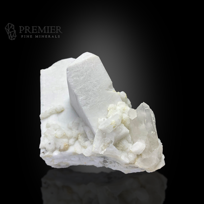 Feldspar, Quartz, Combination Specimen, 475 Grams, 2375 Carats, Pakistan Mineral, Giant Specimen, On Matrix, Healing Crystal, Raw Crystal, Clear Quartz, Himalayan, Crystal Cluster