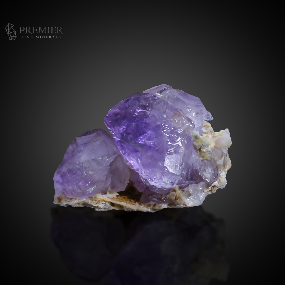 Etched Amethyst, Amethyst, Quartz, Rare Crystal, Crystal Cluster, 38.4 Grams, 192 Carats, Afghanistan Mineral, Purple Crystal, On Matrix, Rare Etching, Collector Miniature