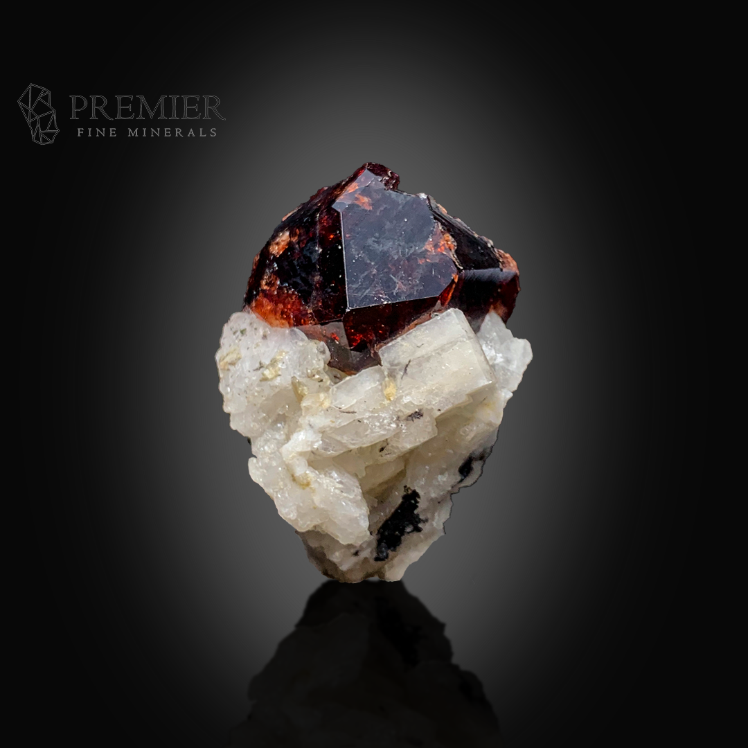 Rhodolite Garnet, Garnet, Schorl, Tourmaline, Feldspar, Etched Crystal, 40 Grams, 200 Carats, Pakistan Mineral, Combination Specimen, Rare Etching, Himalayan, Collector Grade