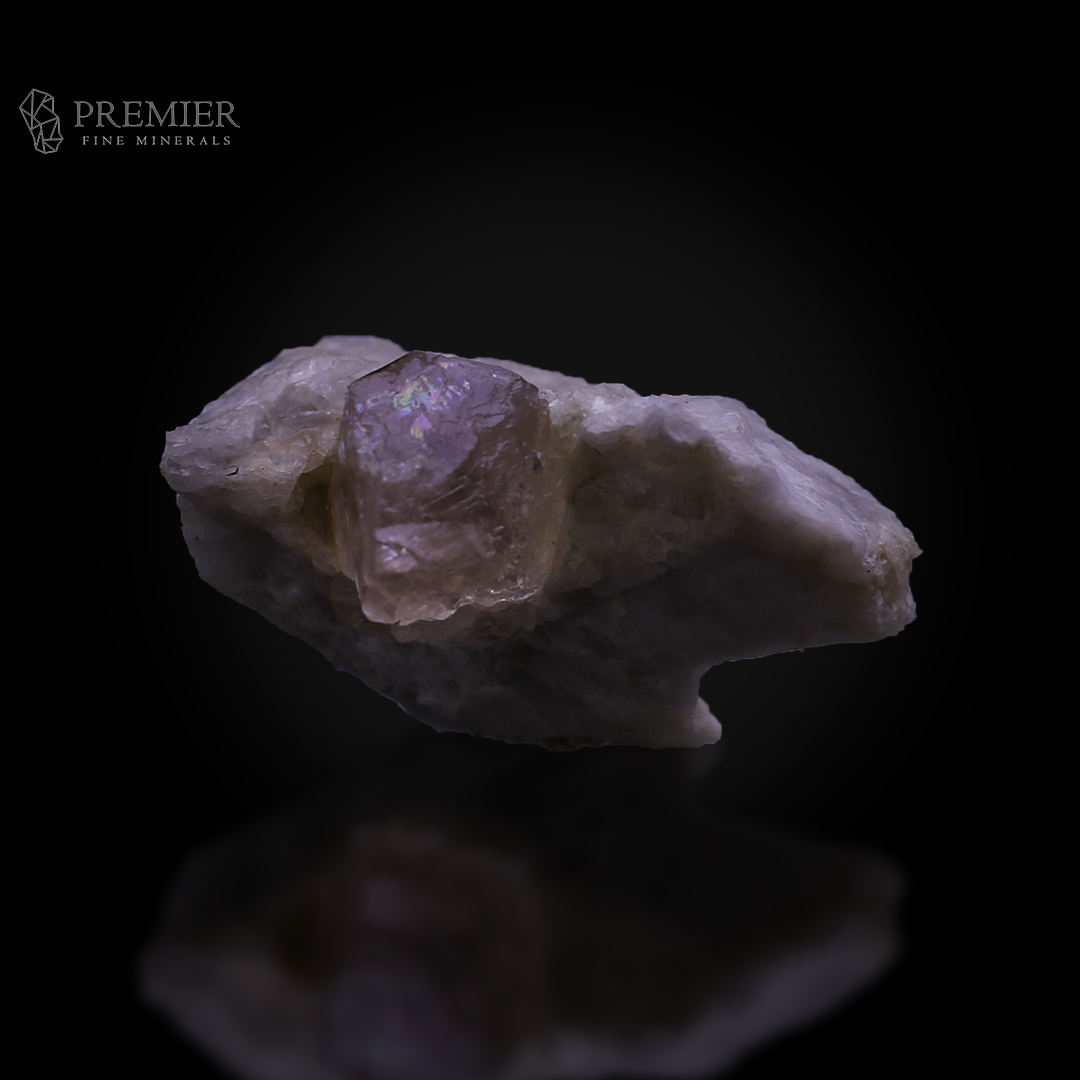 Etched Imperial Topaz on Feldspar Matrix - Pakistan