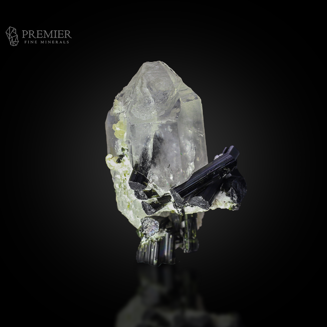 Quartz, Etched Quartz, Epidote, Mica, Inclusion Crystal, Combination Specimen, Rare Crystal, 65.4 Grams, 327 Carats, Afghanistan Mineral, Raw Crystal, Collector Grade, Unique Habit